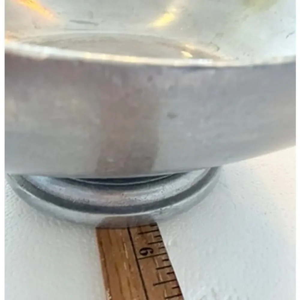 Vtg Wilton Aratale Pewter Footed Serving Bowl Dish Americana 250 Entertaining